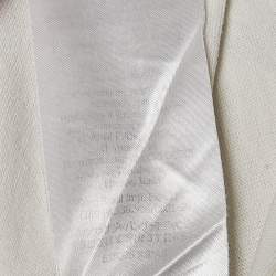 Gucci White Logo Print Jersey Crew Neck T-Shirt S
