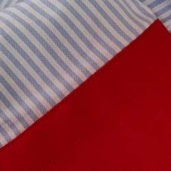 Gucci Blue Striped Cotton Contrast Collar Shirt L