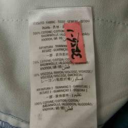 Gucci Blue Denim Contrast Tape Trimmed Bermuda Shorts XXS