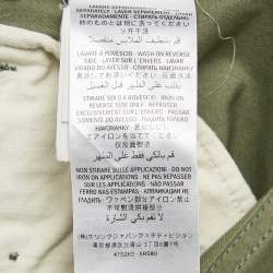 Gucci Green Gabardine Button Detail Jeans M Waist 32"