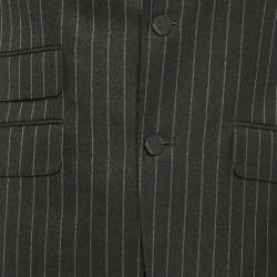 Gucci Charcoal Grey Pinstripe Wool Suit M