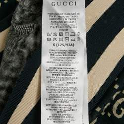 Pre Owned Gucci Navy Blue GG Supreme Jacquard Knit Zip-Up Track Jacket S