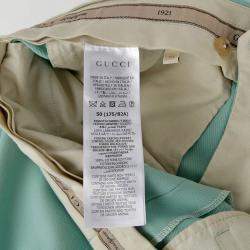 Gucci Mint Fine Wool Pants Size 50