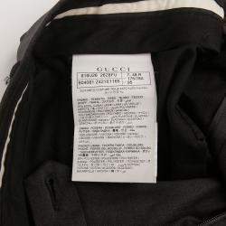 Gucci Grey Wool Straight Fit Suit Set Size 48