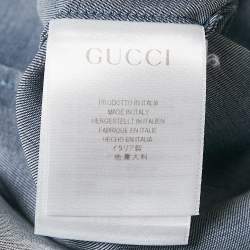 Gucci Blue Chambray Button Front Shirt L