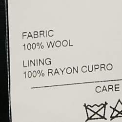 Gucci Charcoal Grey Patterned Wool Tailored Suit L
