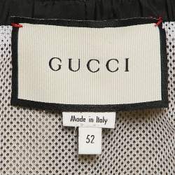 Gucci Black Bee and Star Embroidered Synthetic Swim Shorts XL