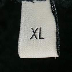 Pre Owned Gucci Black Logo Print Distressed Cotton Crew Neck Sweatshirt XL