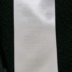 Pre Owned Gucci Black Logo Print Distressed Cotton Crew Neck Sweatshirt XL