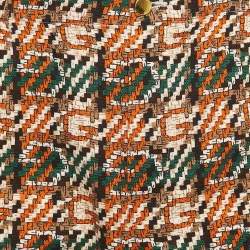 Gucci Multicolor Abstract Monogram Print Cotton Shorts S
