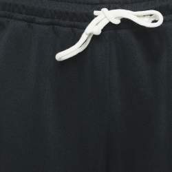 Gucci Black GG Side Stripe Cotton Knit Sweatpants L