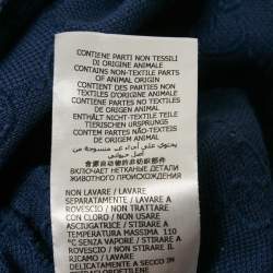 Gucci Blue GG Embroidered Cotton Pique Polo T-Shirt S
