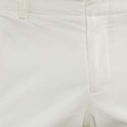 Gucci White Cotton Riding Pants M