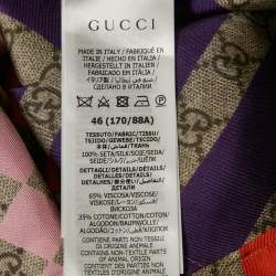 Gucci Multicolor Geometric GG Print Button Front Bowling Zaidf Shirt S