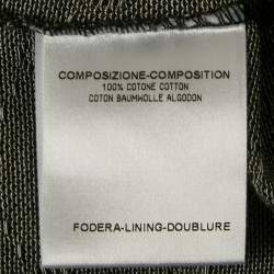 Gucci Grey GG Cotton Pique Polo T-Shirt S