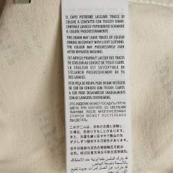 Gucci Off-White Stamp Print Cotton Button Front Jacket S