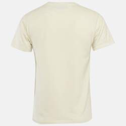 Gucci Off-White GG Tennis Embroidery Cotton Oversized T-Shirt XXS