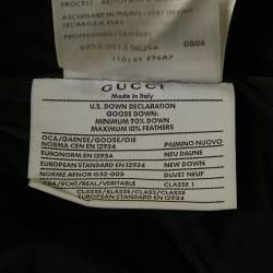 Gucci Black Quilted Puffer Jacket M