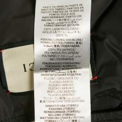 مملوكة مسبقًا جاكيت غوتشي هودي نايلون وحرير ساتان متعدد الألوان بسحاب أمامي مزين بشريط مقاس صغير (سمول)