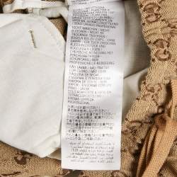 Pre Owned Gucci Brown GG Jacquard Canvas Track Pants M