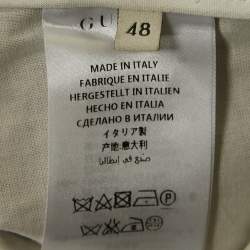 مملوكة مسبقًا Gucci Brown Cotton Wide-Leg Trousers M