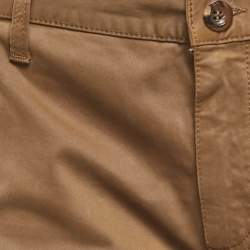 Pre Owned Gucci Brown Cotton Short Chino Trousers  M