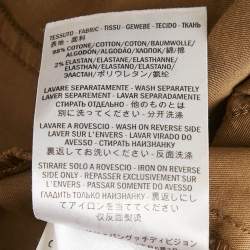 Pre Owned Gucci Brown Cotton Short Chino Trousers  M