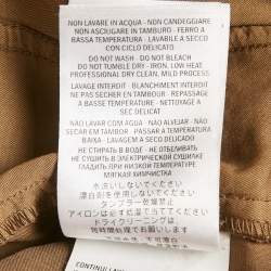 Pre Owned Gucci Brown Cotton Short Chino Trousers  M