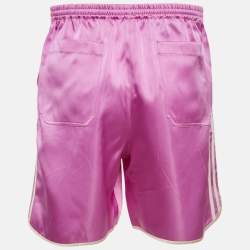 Gucci x Adidas Pink Satin Drawstring Shorts XL