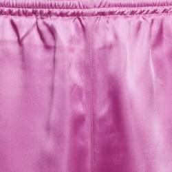 Gucci x Adidas Pink Satin Drawstring Shorts XL