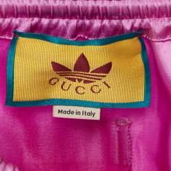 Gucci x Adidas Pink Satin Drawstring Shorts XL