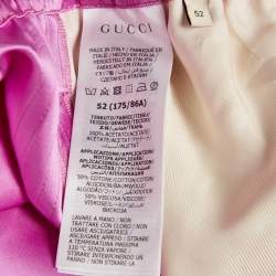 Gucci x Adidas Pink Satin Drawstring Shorts XL