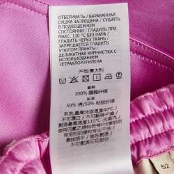 Gucci x Adidas Pink Satin Drawstring Shorts XL