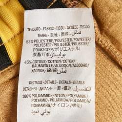 Pre Owned Gucci Brown GG Print Jersey Contrast Trimmed Jogger Pants L