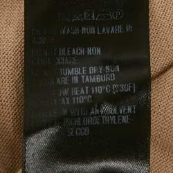 Pre Owned Gucci Beige Cotton Knit Crewneck Sweatshirt XL