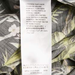 Pre Owned Gucci Green Printed Cotton Short Sleeve Duke Shirt XL   