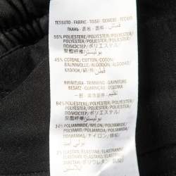 Pre Owned Gucci Black Jersey GG Tape Jogger Pants XS