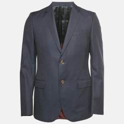 24AW new/PRADA ウールとモヘアのブレザー Blazer Blue 24AW new/PRADA ウールとモヘアのブレザー Blazer Blue (PRADA