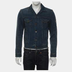 مملوكة مسبقًا Gucci L'Aveugle Par Amour Denim Jacket FR 44