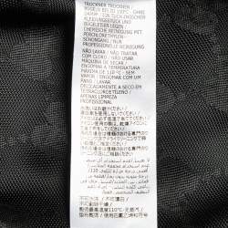 Pre Owned Gucci Black GG Supreme Monogram Nylon Jacquard Zip-Up Hooded Jacket XXXL