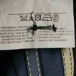 مملوكة مسبقًا بليزر غوتشي غبردين أسود بقصة عادية مقاس متوسط