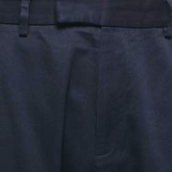 مملوكة مسبقًا بنطلون غوتشي جبرادين كحلي بشريط جانبي مقاس ضخم (اكس لارج)