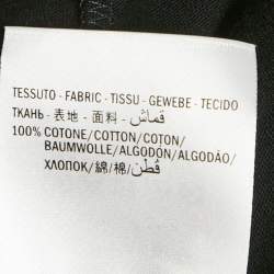 مملوكة مسبقًا تي شيرت غوتشي لوفوغلي بار أمور أسود طباعة نمر قطن ممزق مقاس صغير جدًا (إكس سمول)