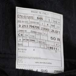 Pre Owned Gucci Black Wool Suit Set L