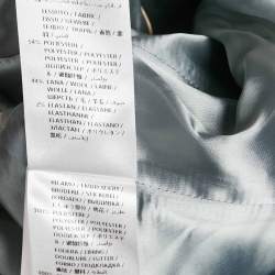 Pre Owned Gucci Green Snake Embroidered Crepe Wool Single Breasted Blazer M