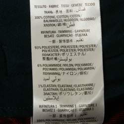 مملوكة مسبقًا Gucci Navy Blue GG Jacquard Cotton Knit Zip-Up Jacket XL