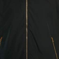 Pre Owned Gucci Brown GG Canvas and Polyester Reversible Jacket M