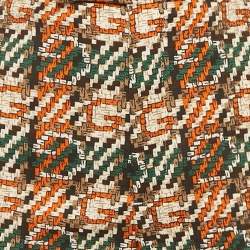 Pre Owned Gucci Multicolor Patterned Cotton Trousers M