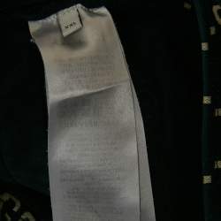 Pre Owned Gucci Navy Blue GG Jacquard Cotton Web Striped Shorts XXL