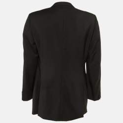 Pre Owned Gucci Black Wool Single Breasted Blazer XXXL